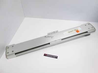 Used SMC LB-26A-2H13 Electric Actuator 400mm (16") Stroke, DC Stepper Motor 1.8 Deg