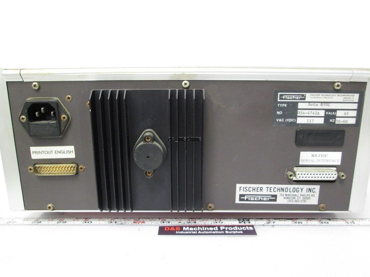 Used Fischer Beta 870C Fischerscope Control for Non-Destructive Coating Measurement
