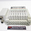 Used SMC SX3247-5FU Bank of 8 Pneumatic Solenoid Valves, 24VDC Coil