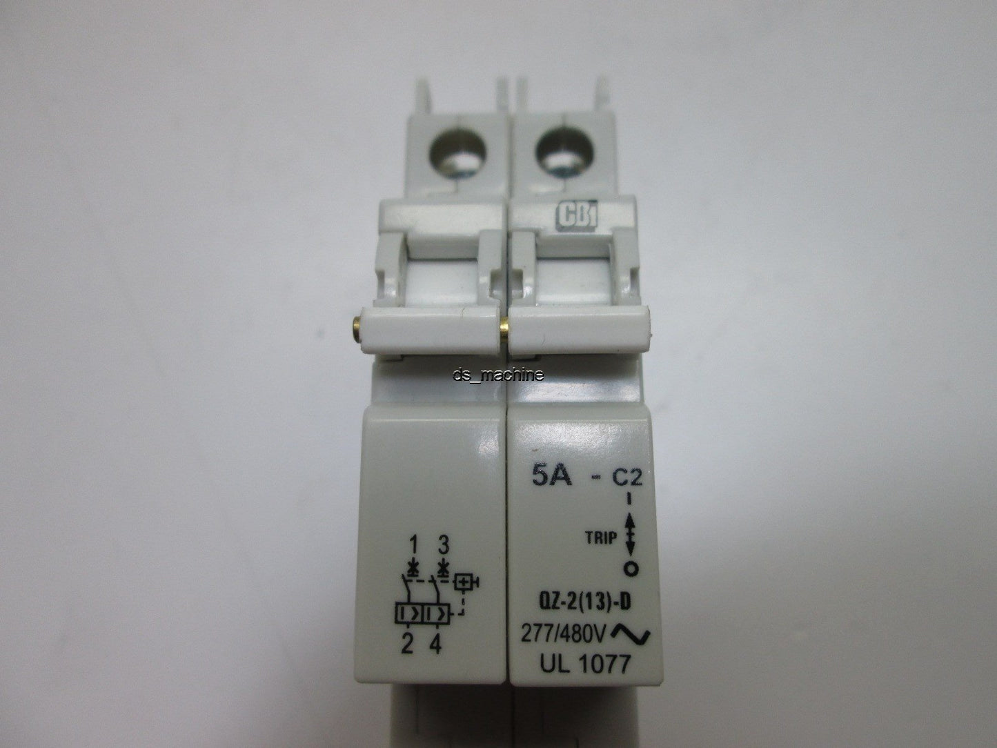 Used CBi QZ-2(13)-D Circuit Breaker 277/480V, 5A, 2-Pole