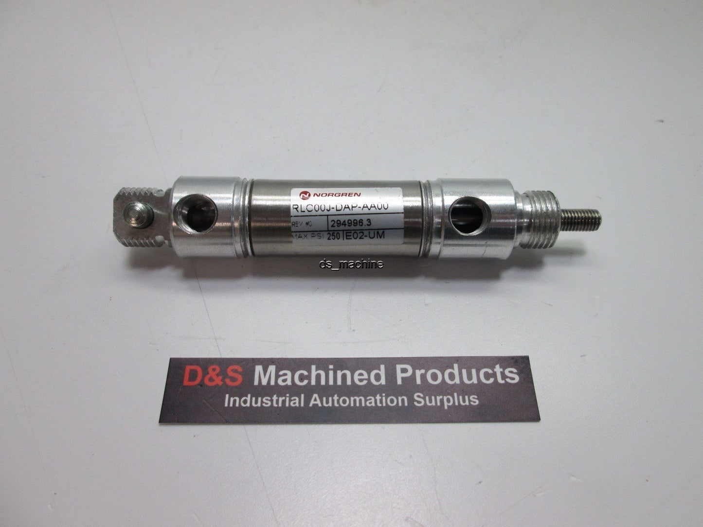 Used Norgren RLC00J-DAP-AA00 Roundline Cylinder, 1/2" Stroke, 3/4" Bore Cylinder