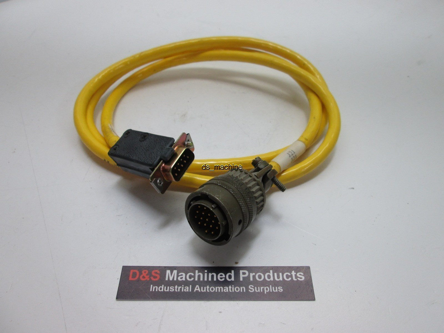 Used Parker 44-015032-01 Compumotor Servo Encoder Feedback Cable, 4 ft, 18-Pin MS