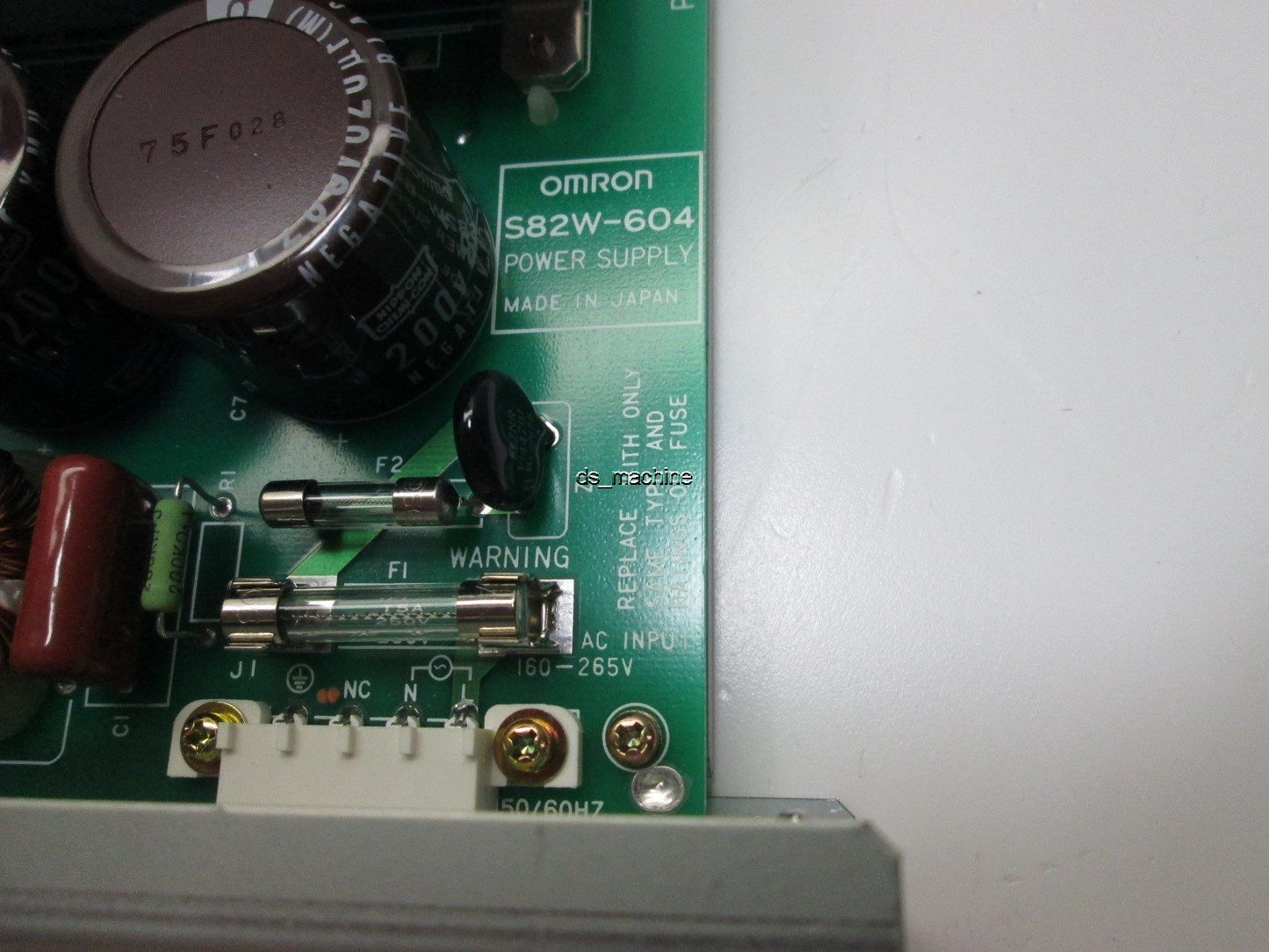 Used Omron S82W-604 50630-1024A Kawasaki Power Supply Board 160-265V