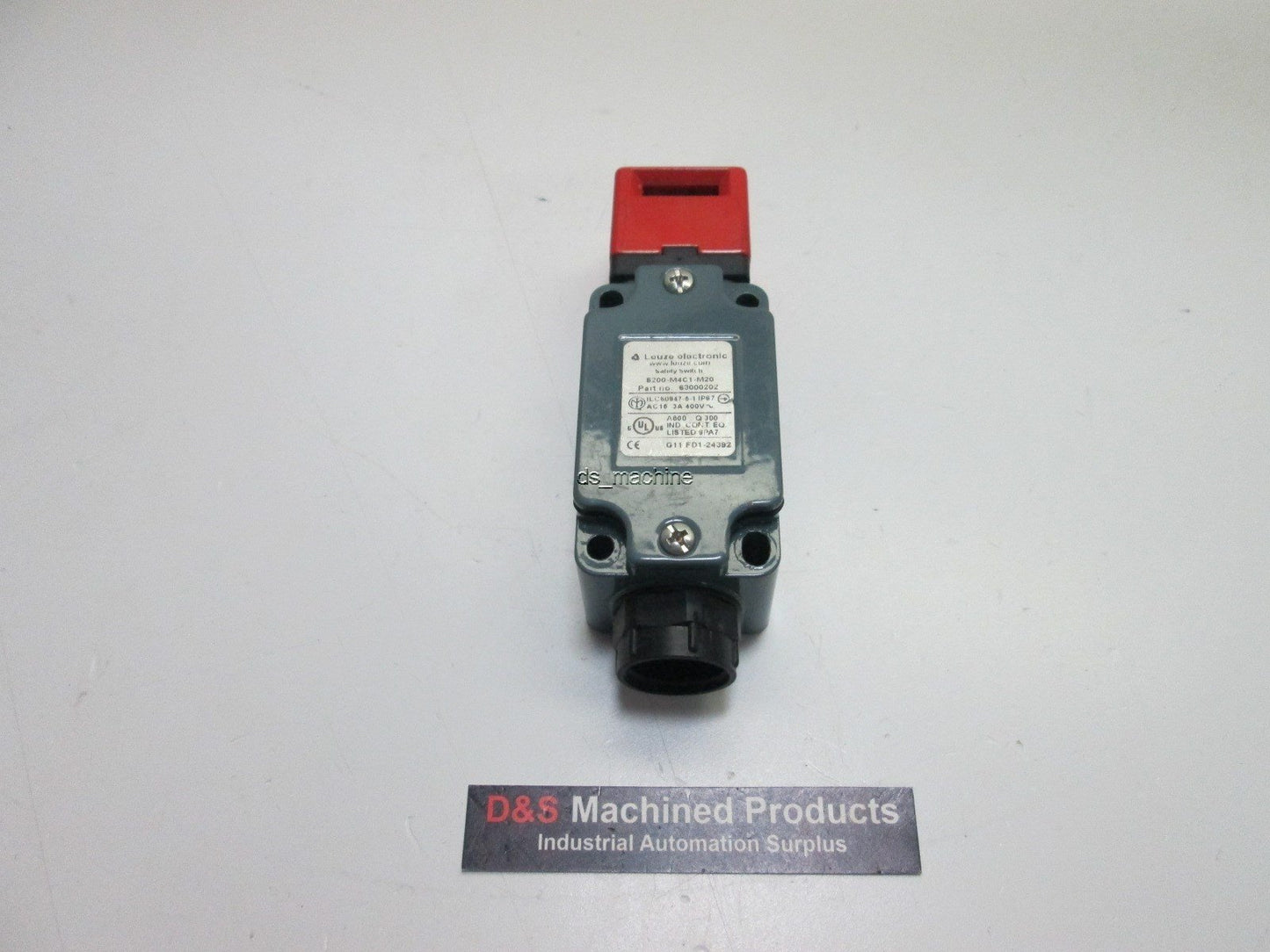 Used Leuze Electronic S200-M4C1-M20 Safety Switch, Face Front, No Key