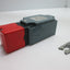 Used Leuze Electronic S200-M4C1-M20 Safety Switch, Face Right With Key