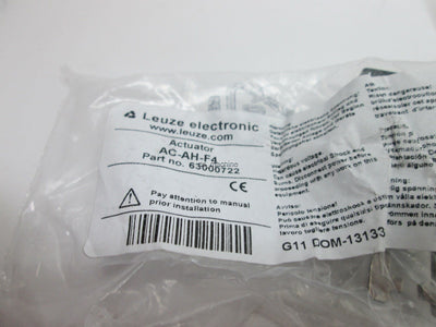 New Lot of 3 New Leuze Electronic AC-AH-F4 Actuator