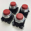 New Lot of 4 WEG CSW30-BS1 30mm Momentary Non-Illuminated Red Pushbuttons