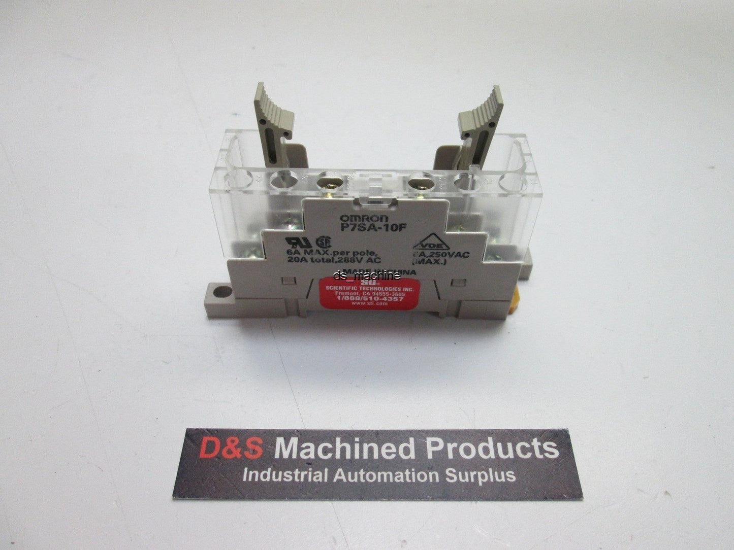 Used Omron STI P7SA-10F 44532-2020 Relay Socket Module, 6A, 250VAC