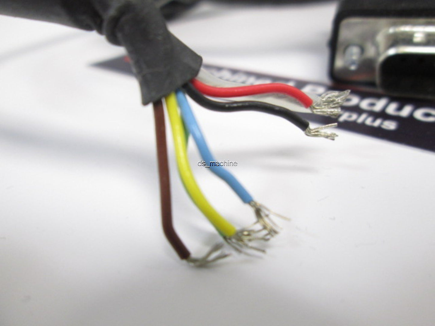 Used Parker 71-017003-10 Rev B 6K Servo Drive Cable Connector to Flying Leads, 2 FT