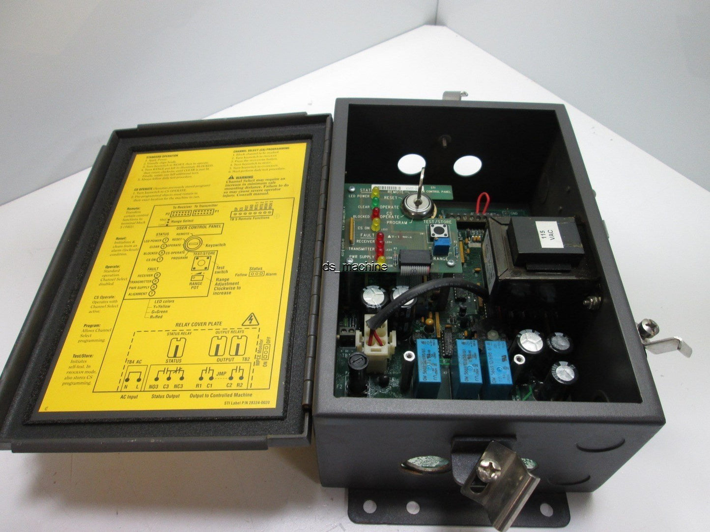 Used STi CB43B-2-1 Assy Power Supply Mini B, 115VAC 50/60Hz, .250A w/Key