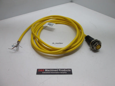 Used Banner PMCF-510C 57475 5-Pin Bulk Head Cable, Female, 11' Length