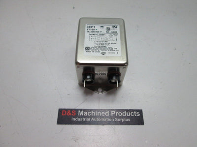 Used Corcom 3EP1 RFI Power Line Filter, 3A, 120/250V, 50/60Hz