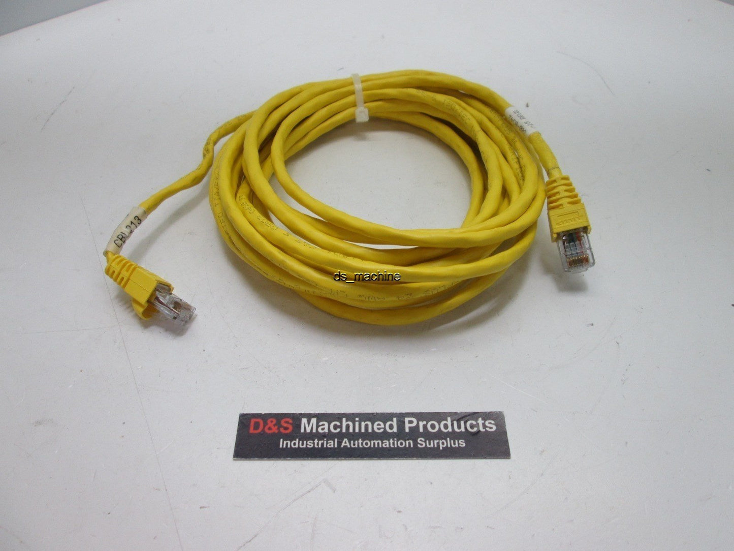 Used Cognex 300-0342-15 Ser-B Ethernet Cable for Machine Vision, 15' Cable