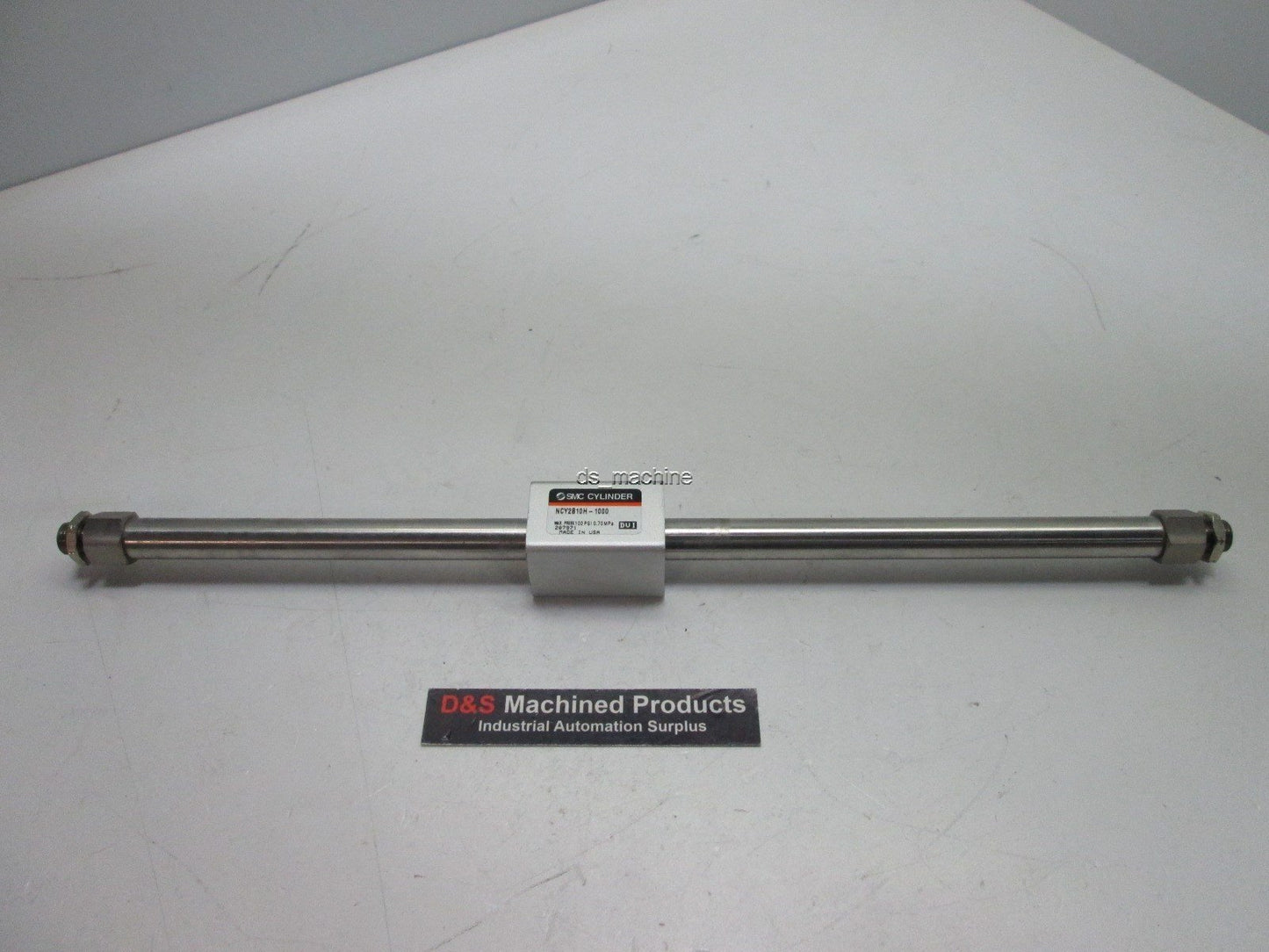 Used SMC NCY2B10H-1000 Rodless Cylinder 3/8" Bore 10" Stroke 100PSI Max