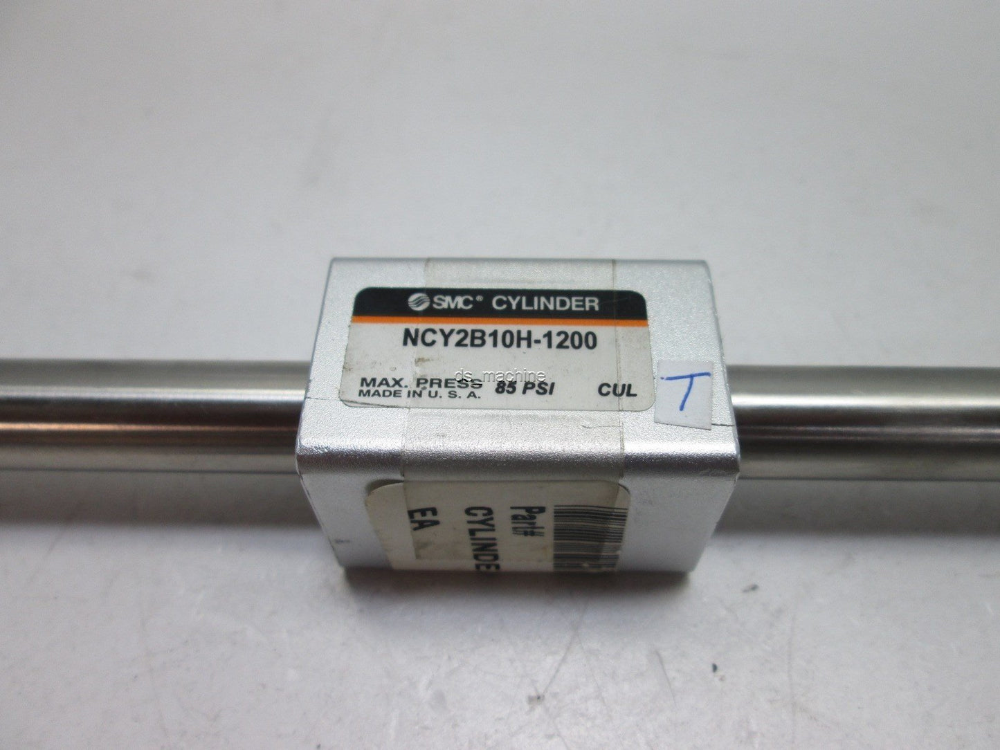 New New SMC NCY2B10H-1200 Rodless Cylinder 3/8" Bore 12" Stroke 100PSI Max