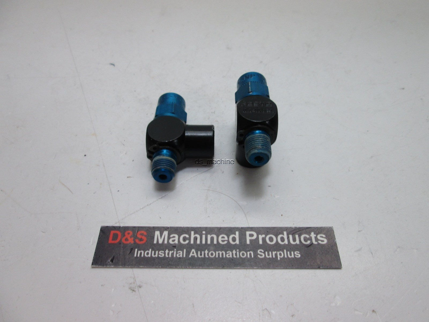 Used Lot of 2 Festo GRL-1/8NPT Flow Control Valve 0.3-10Bar