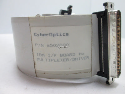 Used CyberOptics 6502000 IBM I/F Board to Multiplexer/Driver Cable, 9ft Cable