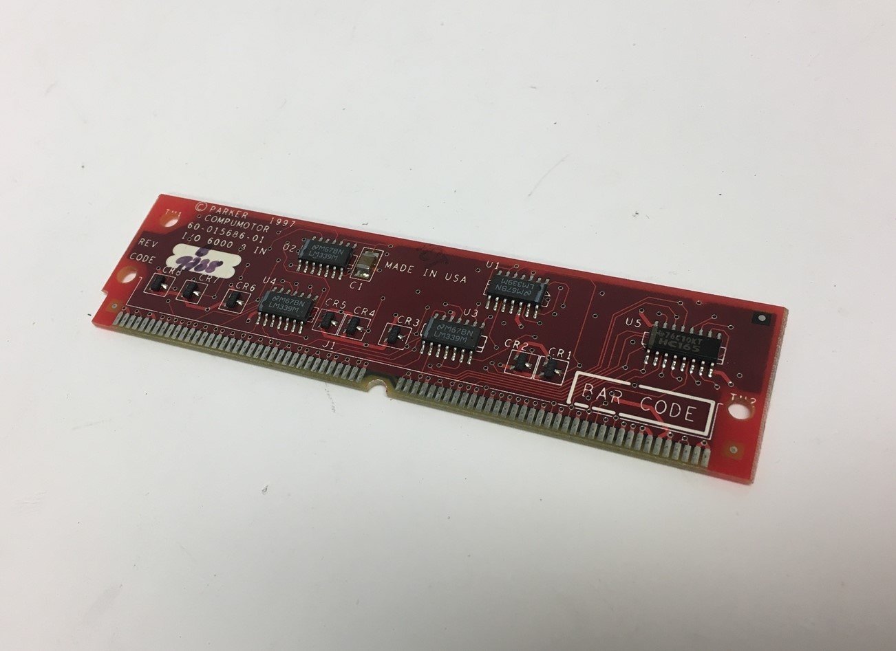 Used Parker Compumotor 60-015686-01 I/O 6000 SIM Card Rev B EVM32