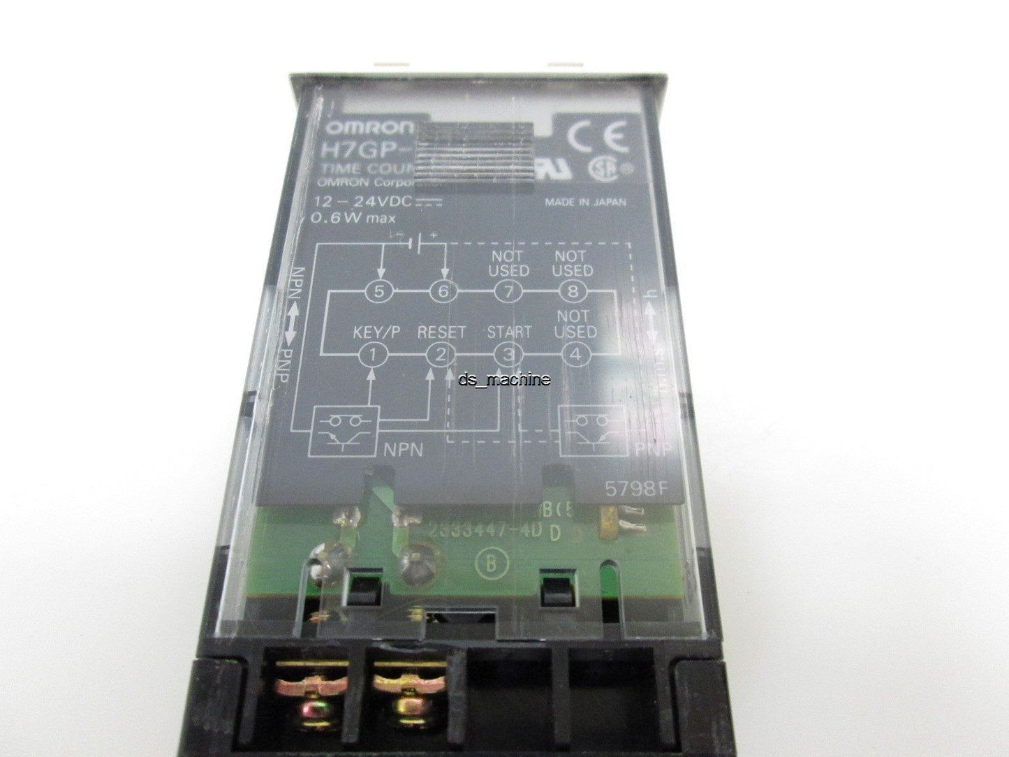 Used Omron H7GP-TD Compact Time Totalizer Counter 6 Digit