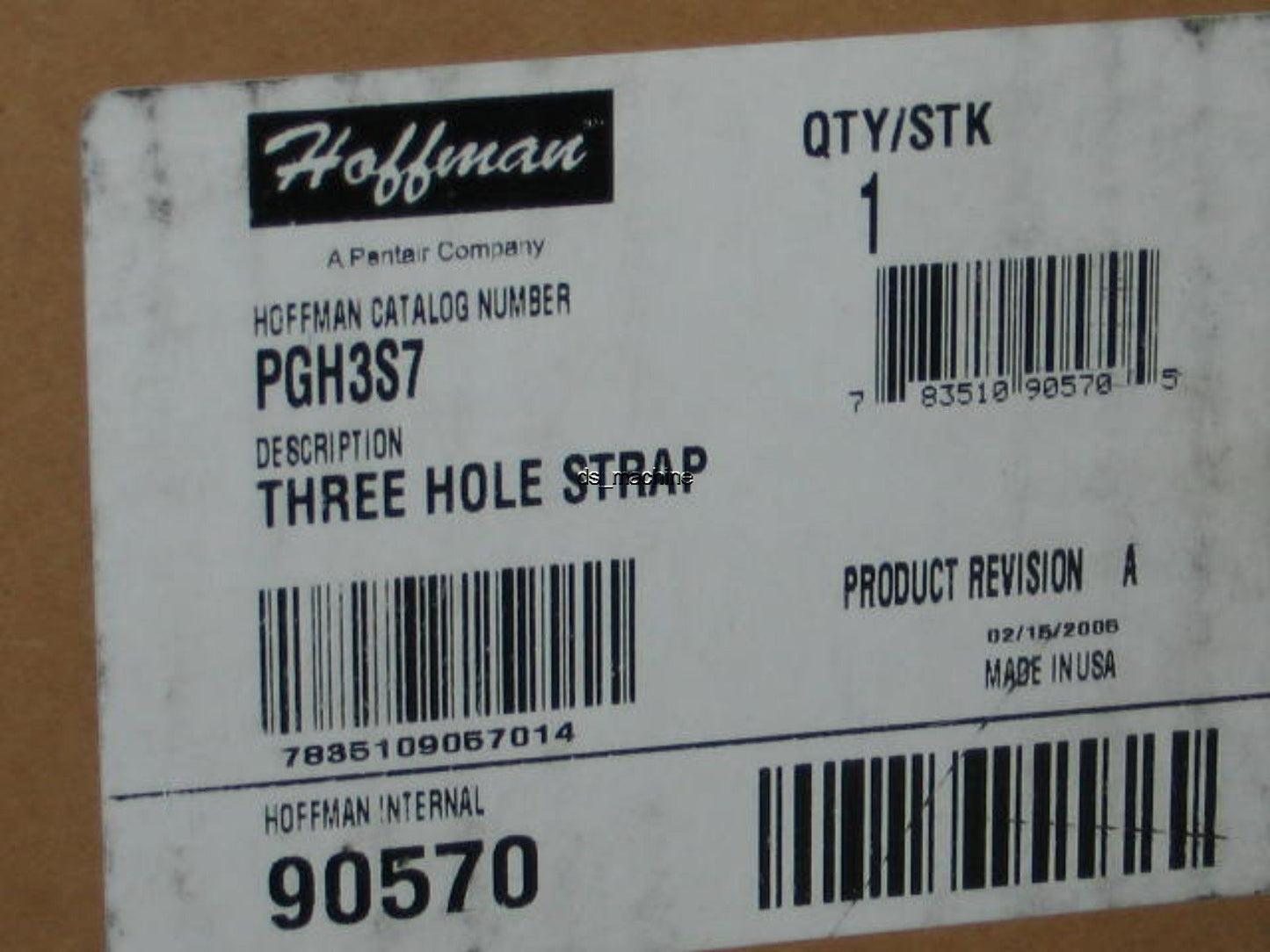 New Hoffman PGH3S7 Three Hole Grid Straps