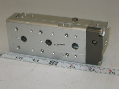 Used SMC MXS12-50R Pneumatic Table Slide 50mm Stroke