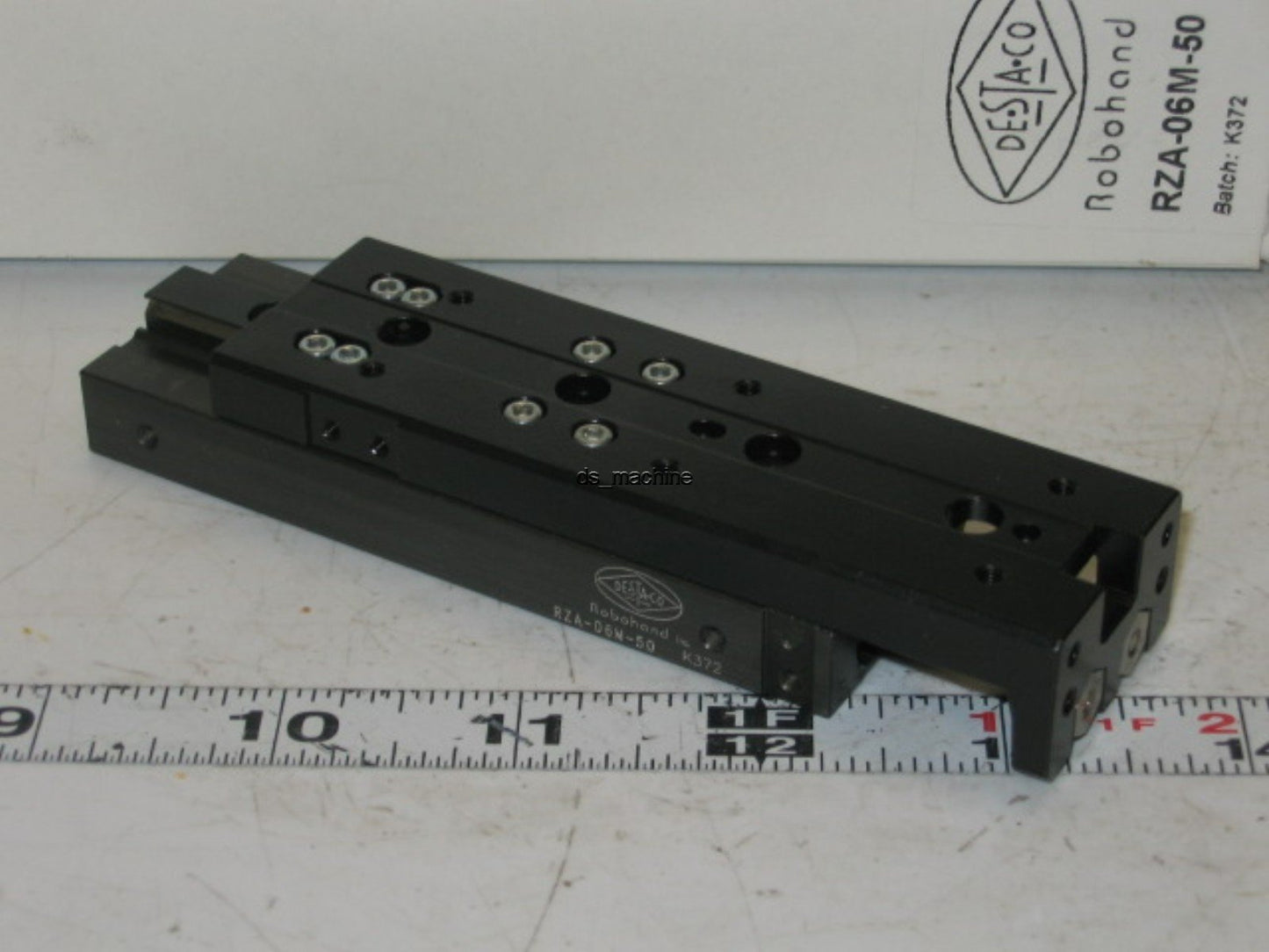New Robohand RZA-06M-50 Pneumatic Table Slide 50mm Stroke