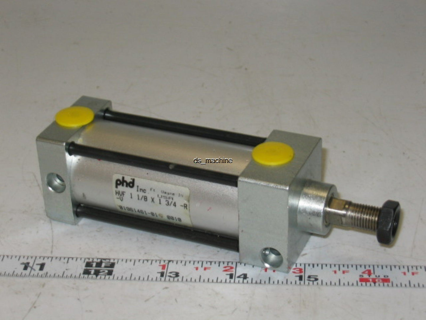 Used PHD HVF1 1/8 X1 3/4-R-V Air Cylinder 1" Stroke
