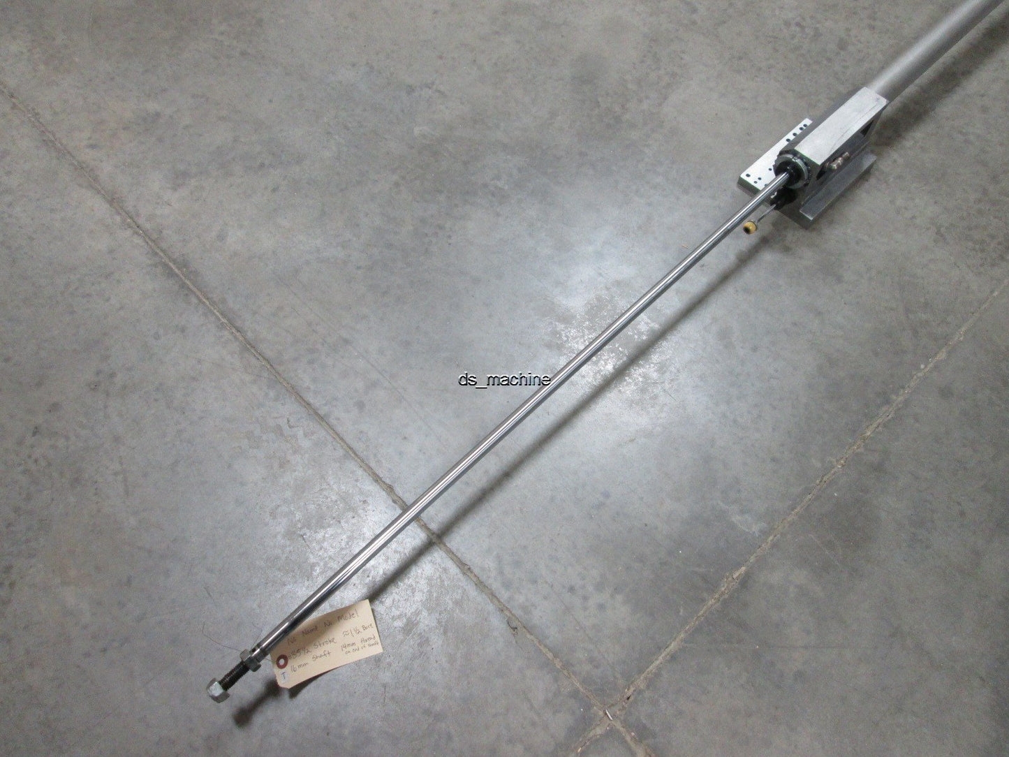 Used Pneumatic Cylinder 35-1/2" Stroke, 1-1/2" Bore, 16mm Shaft Diameter