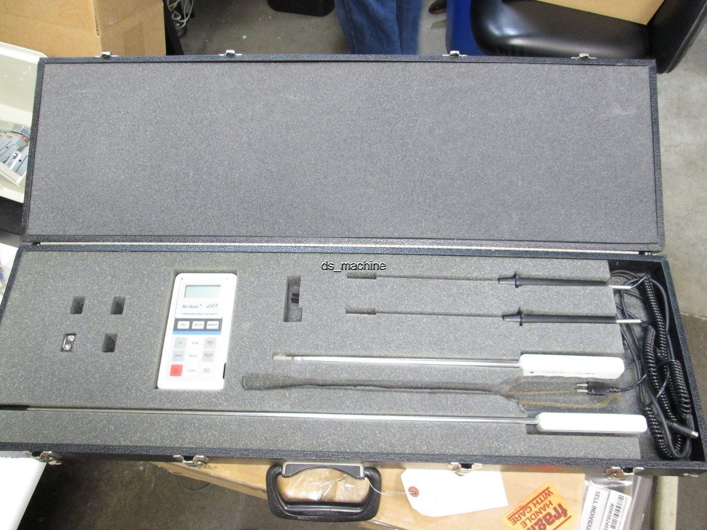 Used Cole-Parmer 37000-00 Temperature, Humidity and Air Velocity Meter w/ Hard Case