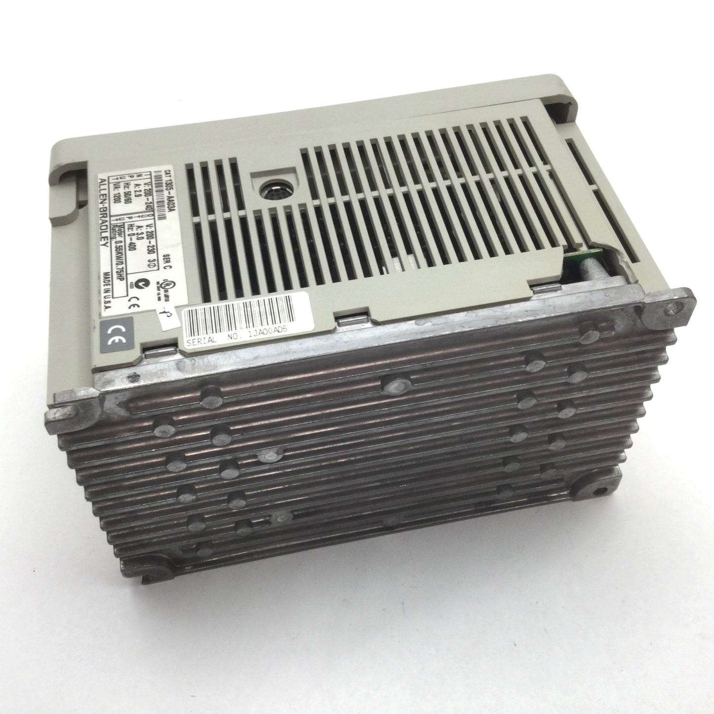 Used Allen Bradley 1305-AA03A Ser-C Adjustable Frequency AC Drive *Damaged Case*
