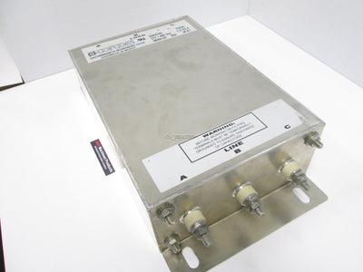 Used Corcom 63ADT6S Electromagnetic Interference Filter 277/480VAC 3x63A 50/60Hz