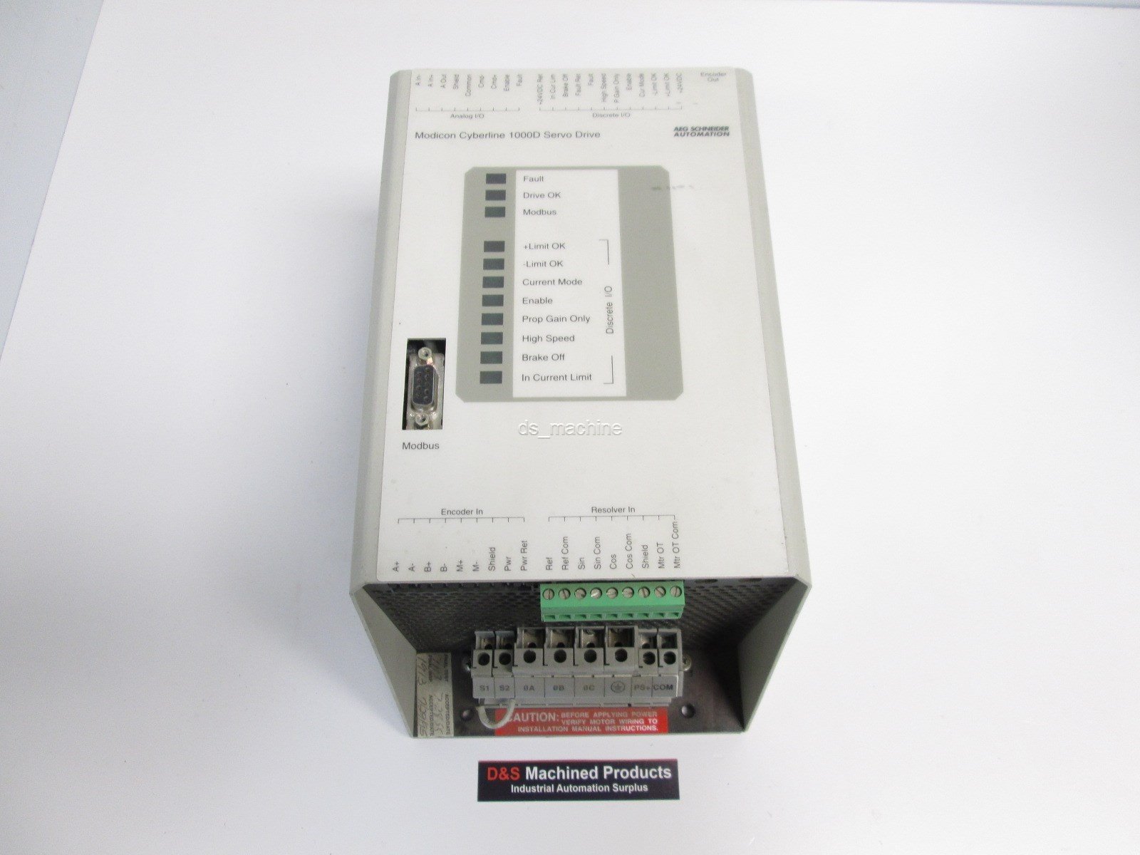 Modicon DR-D005-001 Rev-D Cyberline 1000D Servo Drive – Next Day Automation