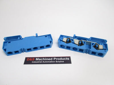 New Lot of 2 Wago 283-674 Terminal Blocks, 800V 76A