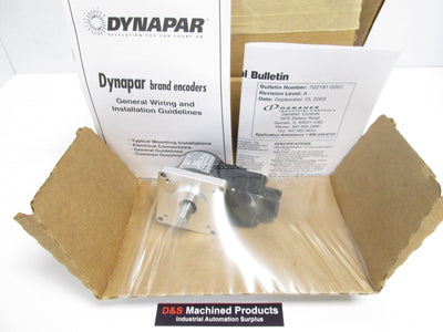 New Dynapar H22204B104143PS Encoder, 5-26V, 7-Pin, 3/8" Shaft