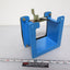 Used Hoffman F44LN3 Lay-In Wireway Nipple 4" x 4" x 3" Blue Color