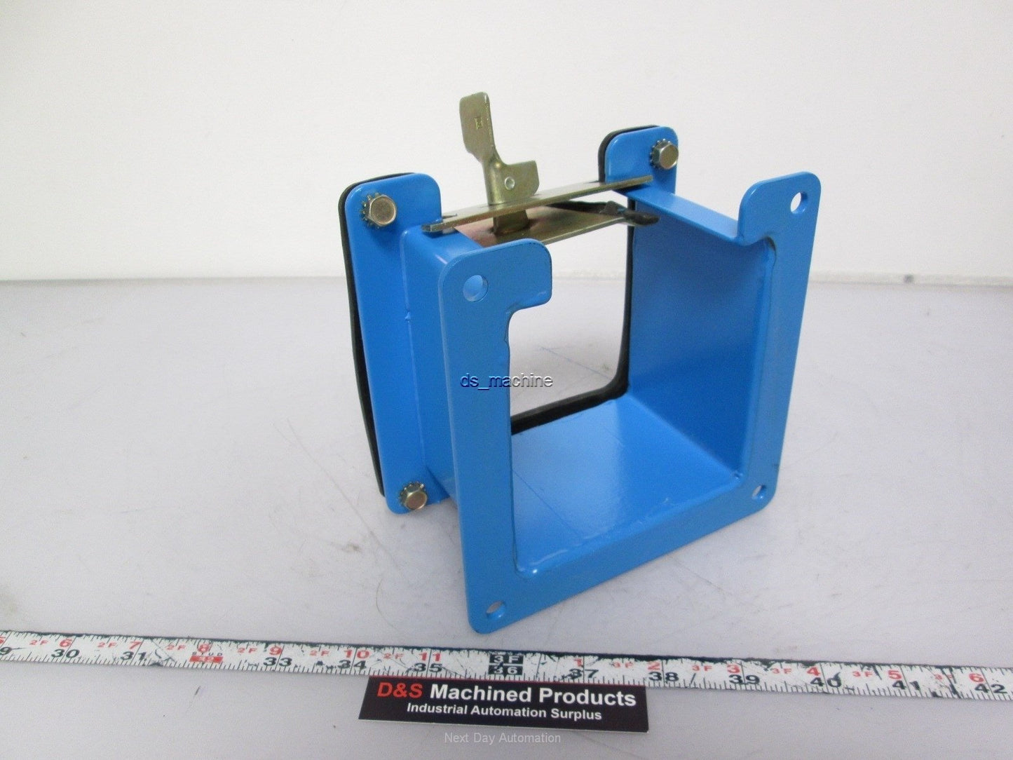 Used Hoffman F44LN3 Lay-In Wireway Nipple 4" x 4" x 3" Blue Color