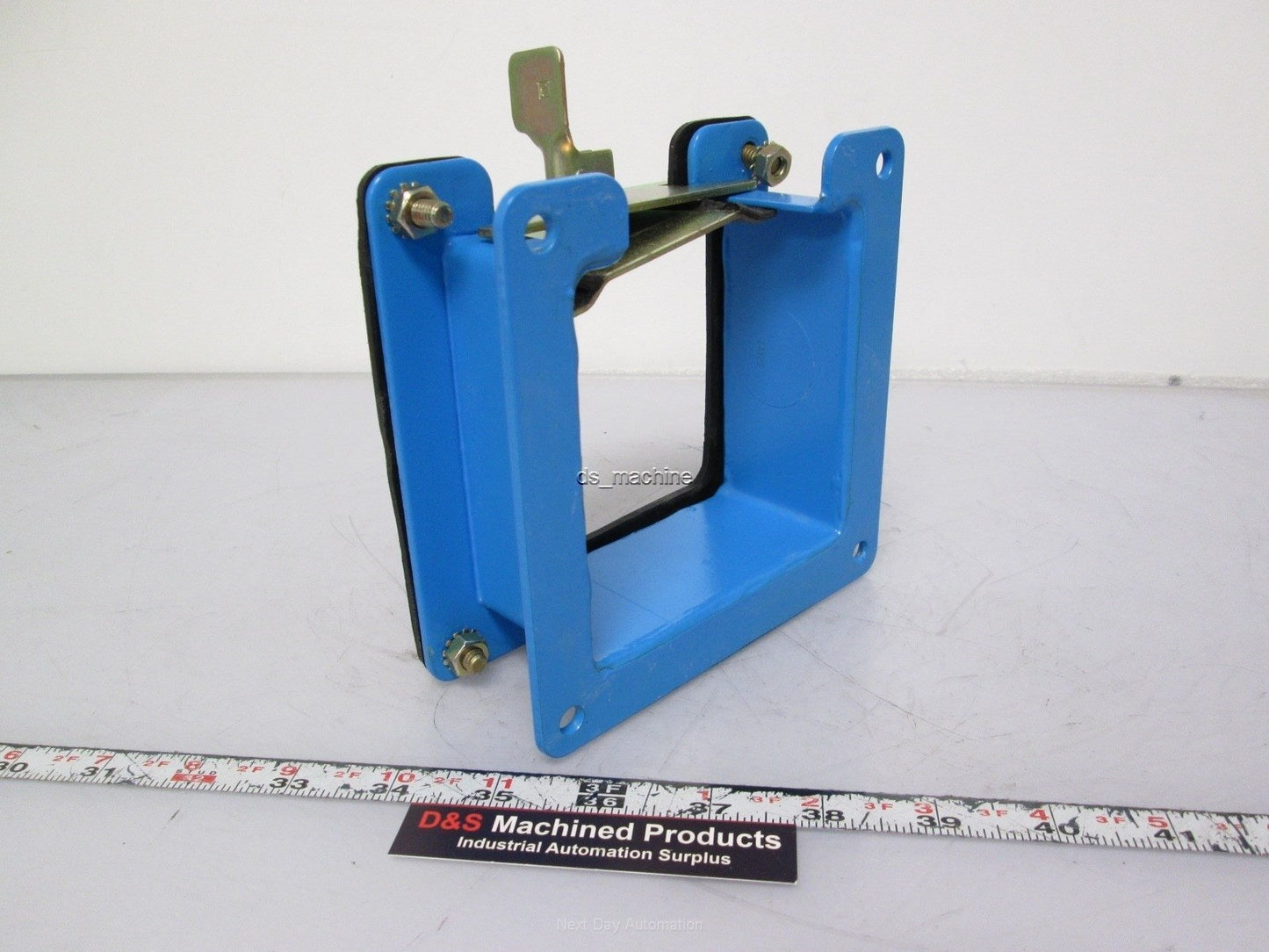 Used Hoffman F44LN2 Lay-In Wireway Nipple 4" x 4" x 2" Blue Color