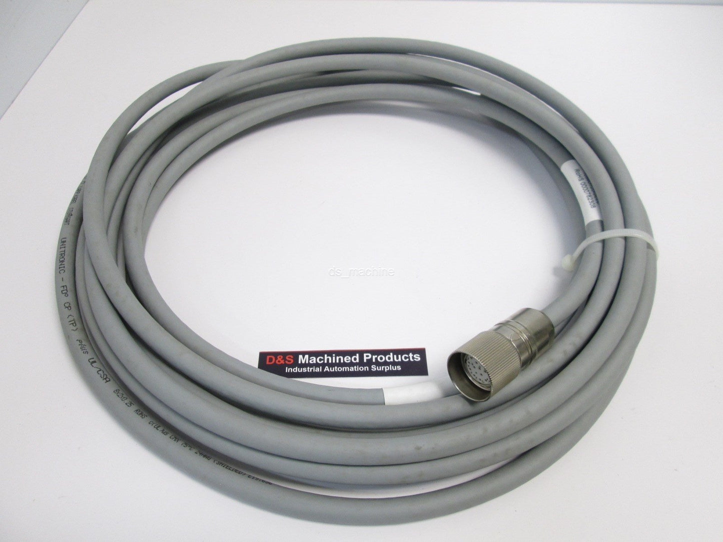 Used Parker 10963123-8000 Cable Assembly, 17-Pin (cable has been cut)
