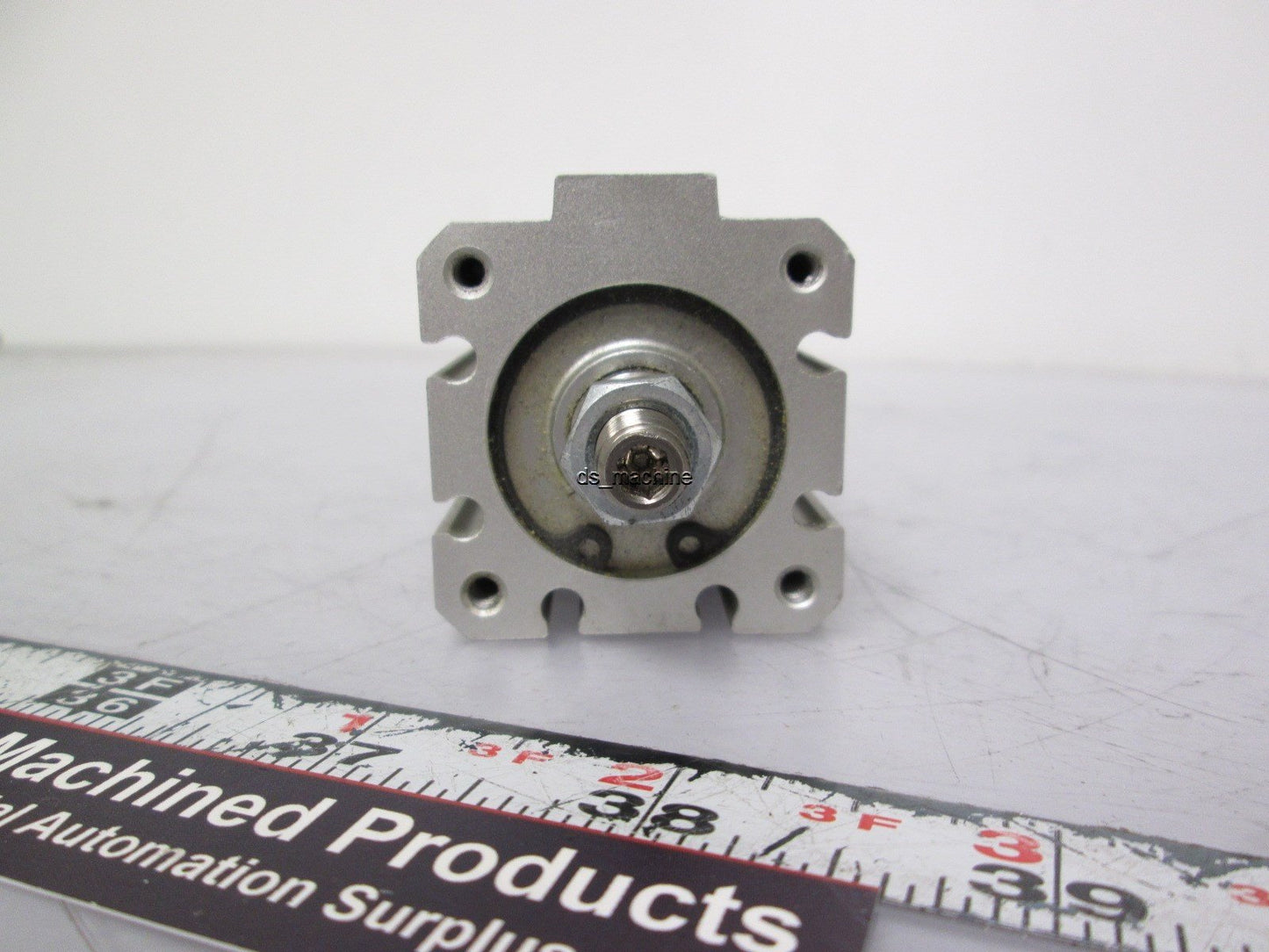 Used SMC NCDQ8A106-300M Compact Pneumatic Cylinder 1 1/16" Bore 3" Stroke 1.3MPa