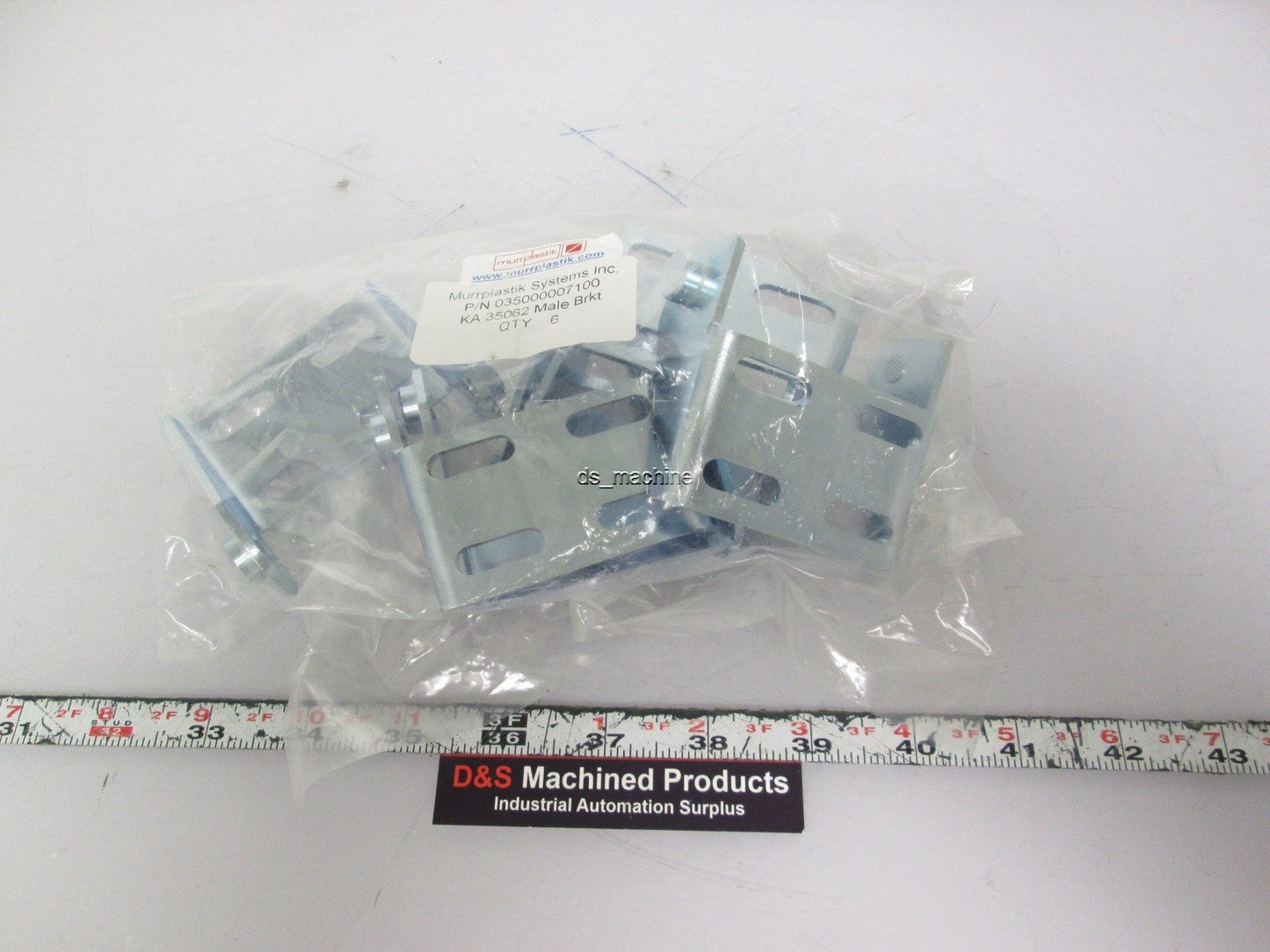 New Lot of 6 Murrplastik Systems 035000007100 KA 35062 Male Bracket for MP 35
