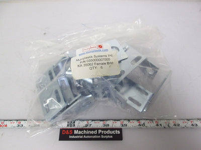 New Lot of 6 New Murrplastik 035000007000 KA 35062 Female Bracket for Drag Chain