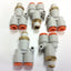 New – Open box Lot of 5 SMC KQ2U11-35S Pneumatic Wye Y Fittings 1/4" NPT 3/8" Tubing