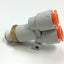 New – Open box Lot of 5 SMC KQ2U11-35S Pneumatic Wye Y Fittings 1/4" NPT 3/8" Tubing