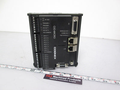 Used Cognex 821-0016-1R E I/O Module 24VDC 1A PoE LAN RS-232 8 Channel I/O