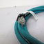 Used Lumberg Automation RJ45S-RJ45S-656/BX/2M Ethernet Patch Cable 2m (6.5') Teal