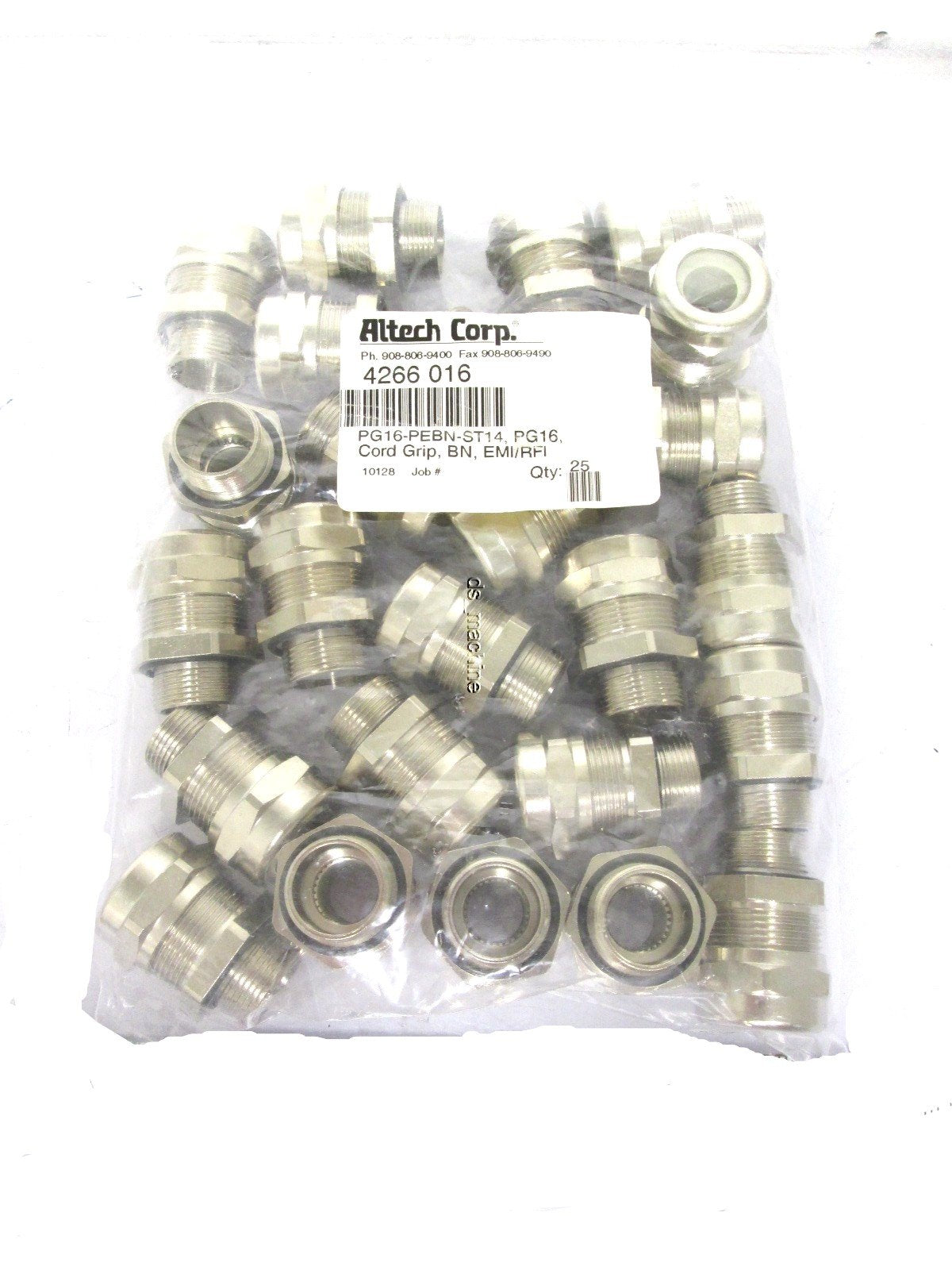 New Lot of 25 New Altech 4266 016 Cord Grip 10 to 14mm Wire Diameter EMI/RFI PG16
