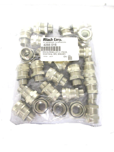 New Lot of 25 New Altech 4266 016 Cord Grip 10 to 14mm Wire Diameter EMI/RFI PG16