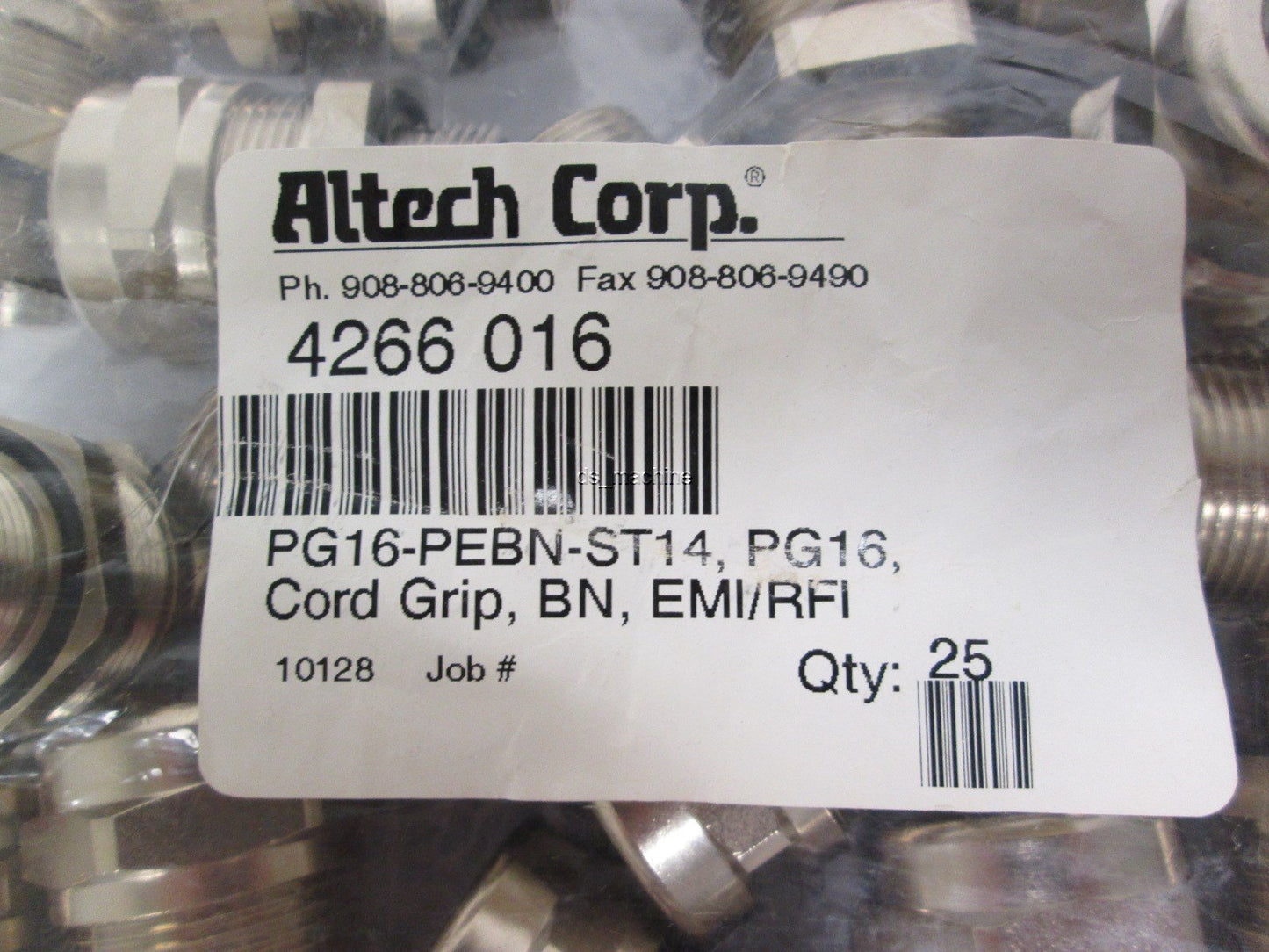 New Lot of 25 New Altech 4266 016 Cord Grip 10 to 14mm Wire Diameter EMI/RFI PG16