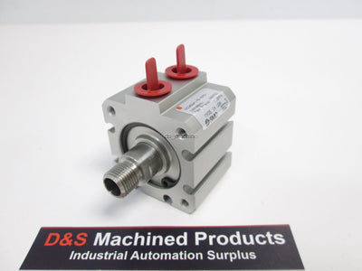 New SMC NCQBWA106-025 Pneumatic Cylinder, DoubleActing, 1-1/16" Bore, 1/4"Stroke