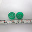 New Lot of 50 New Eaton M22-XDLH-G-ETCH-X63 Green Illuminated Pushbutton Lenses